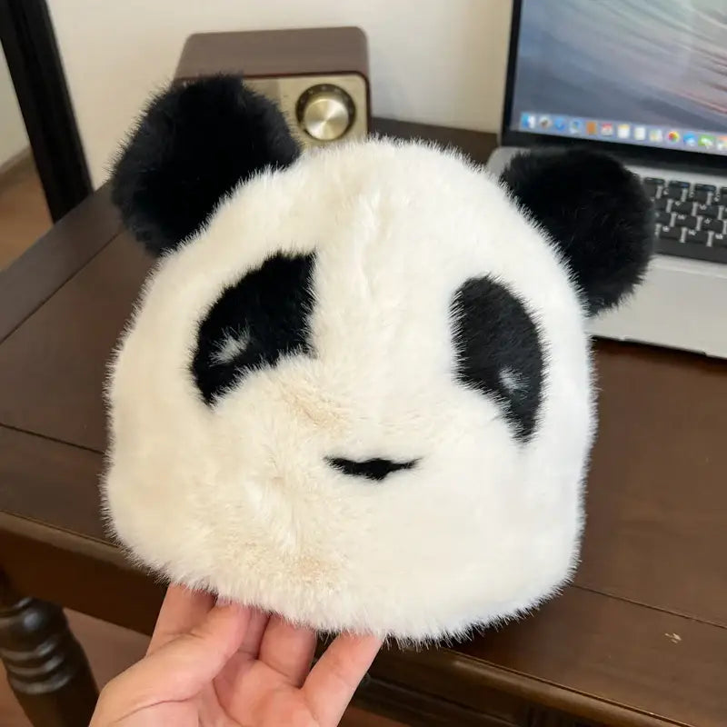 bonnet panda - Blanc