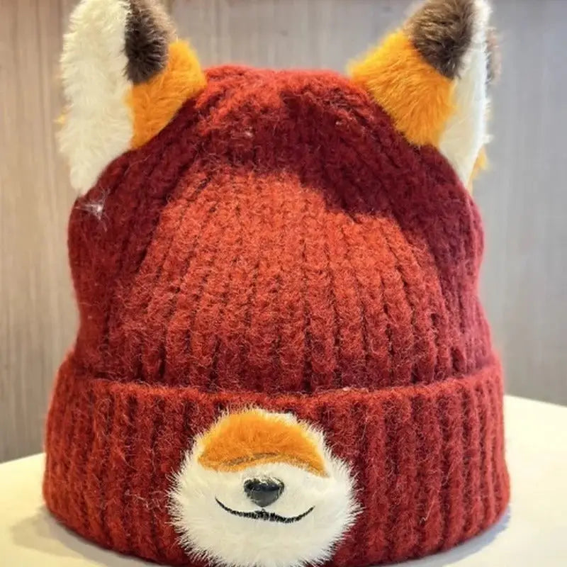 bonnet renard - Brun