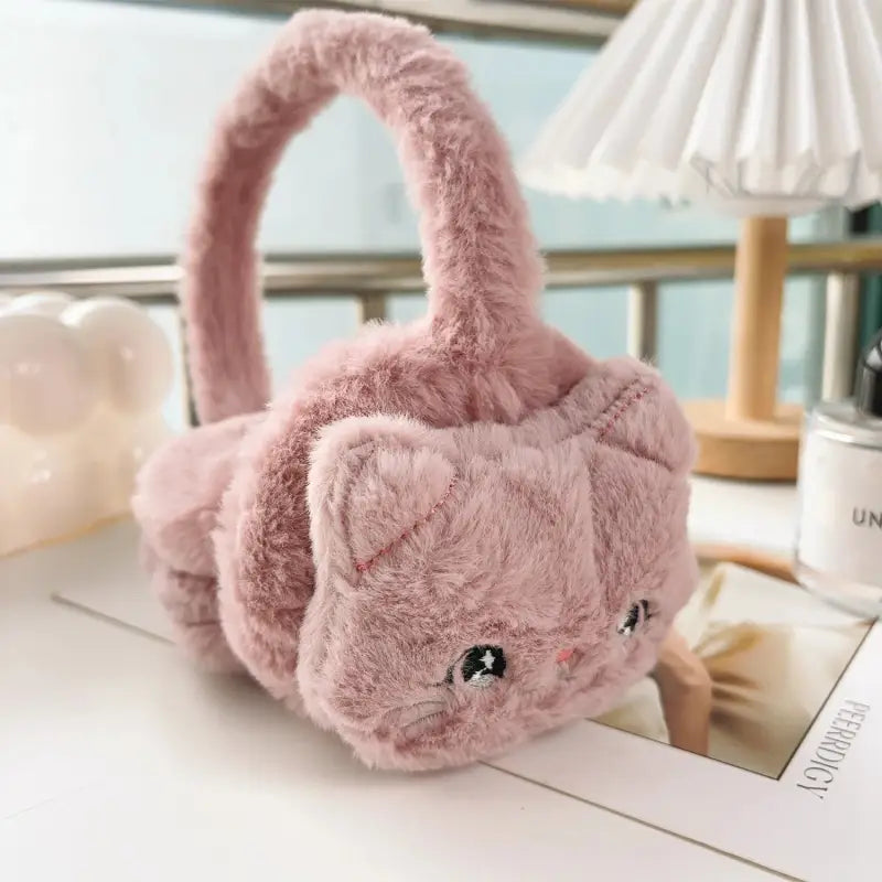 cache oreille chat - Rose