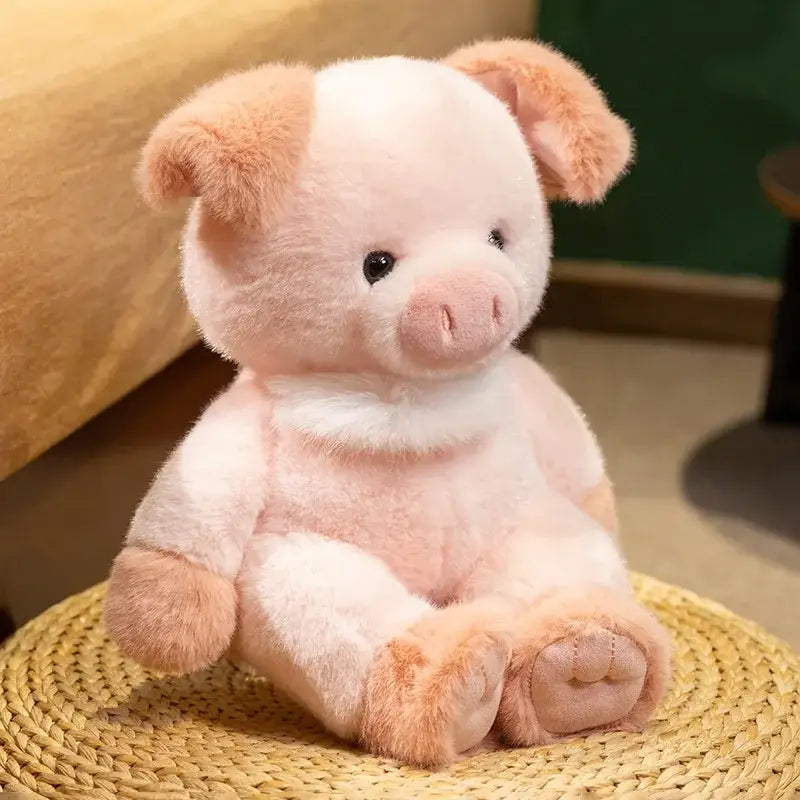 cochon rose en peluche - 22cm