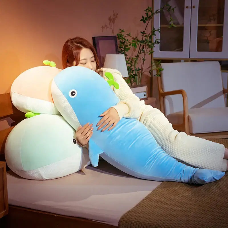 baleine geante peluche