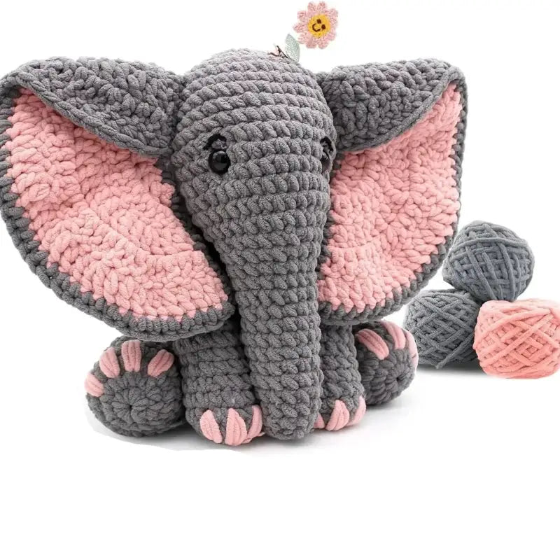 Doudou Elephant Crochet Peluche Avenue