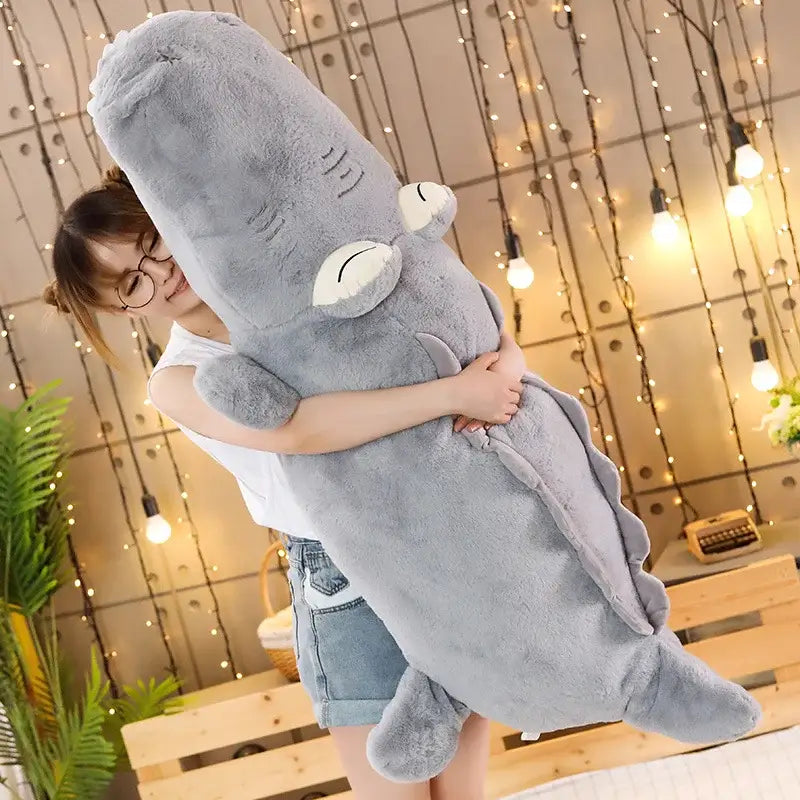 peluche géante crocodile