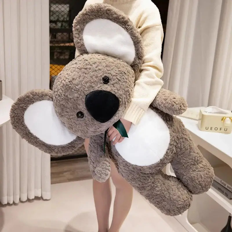 Peluche Koala Réaliste 24x18x30 Cm – Doudou Doux, Anti-stress, Décoratif, Pour Tous âges