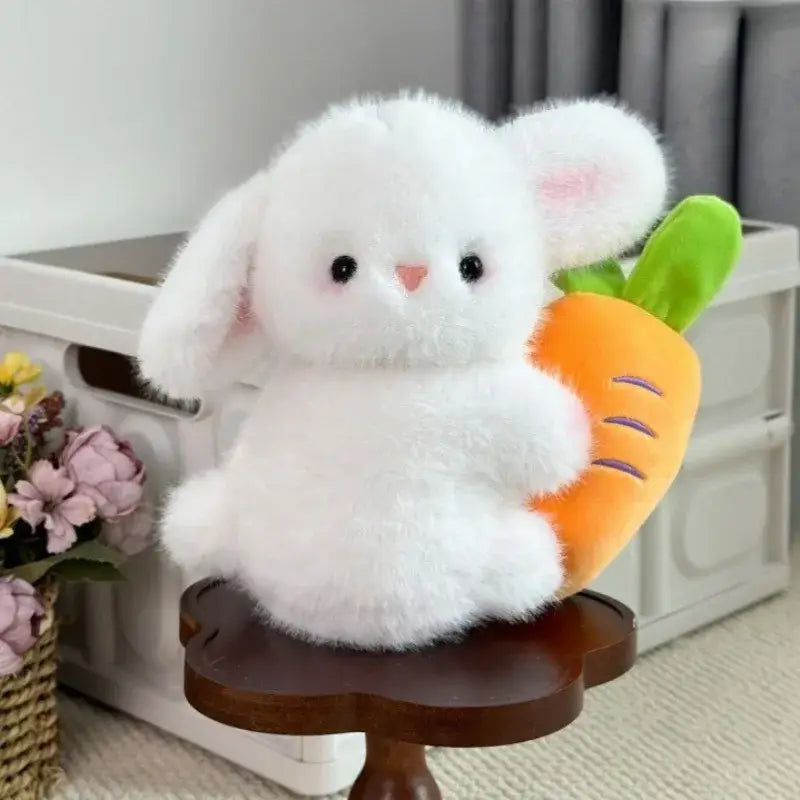 lapin peluche carotte