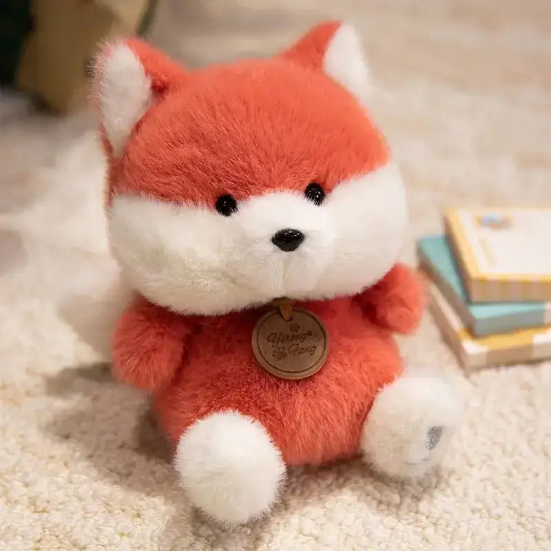 peluche petit renard - Renard Assis