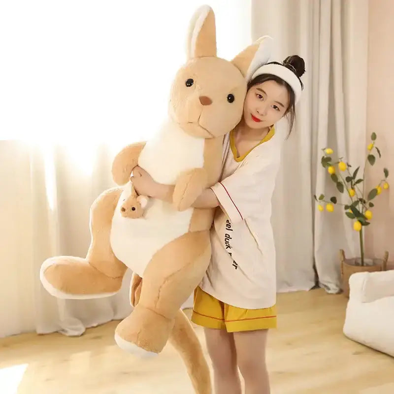 peluche géante kangourou
