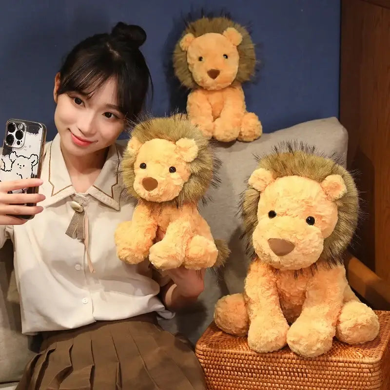 mini peluche lion