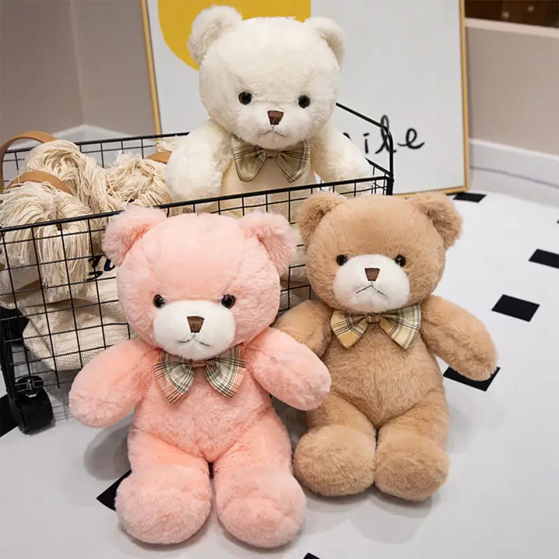 ours en peluche nœud papillon