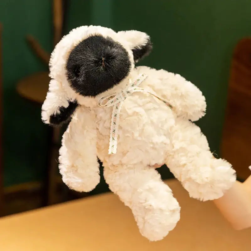 peluche agneau blanc