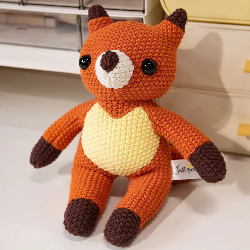 peluche crochet renard