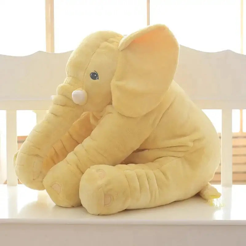 peluche elephant jaune - 40cm