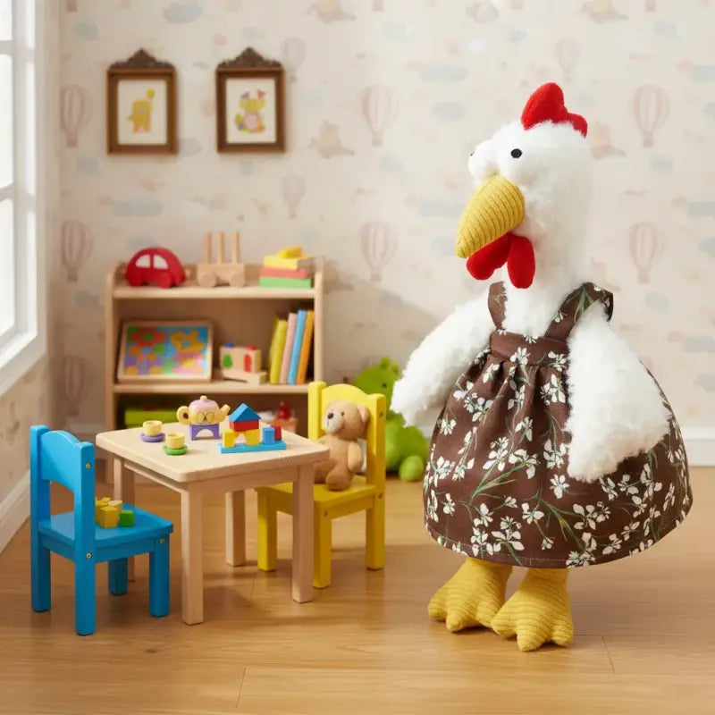 peluche poule pas cher