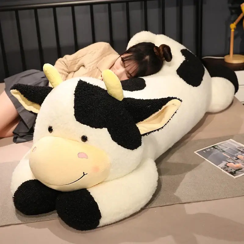 peluche vache géante