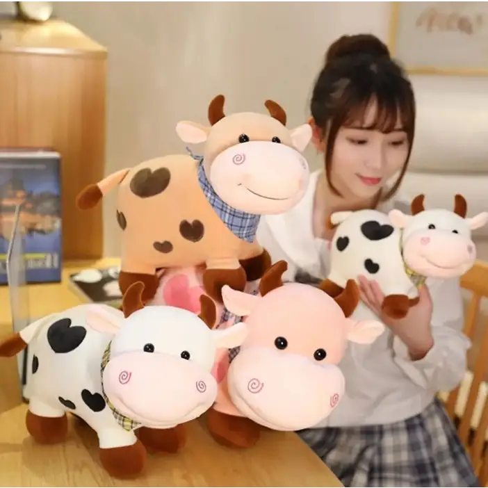 peluche vache kawaii