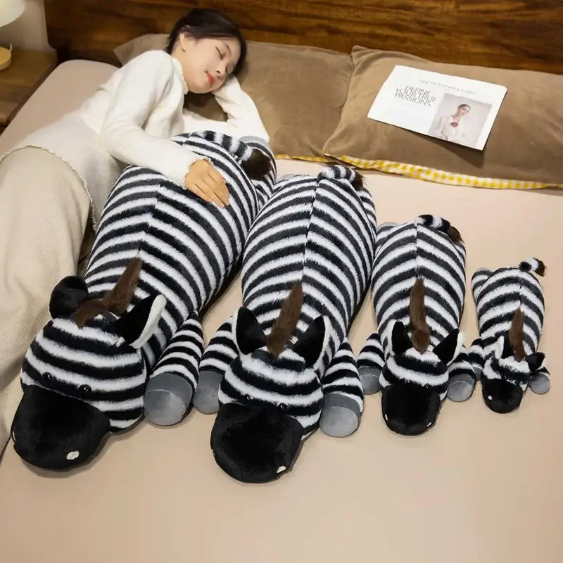 peluche zebre geant