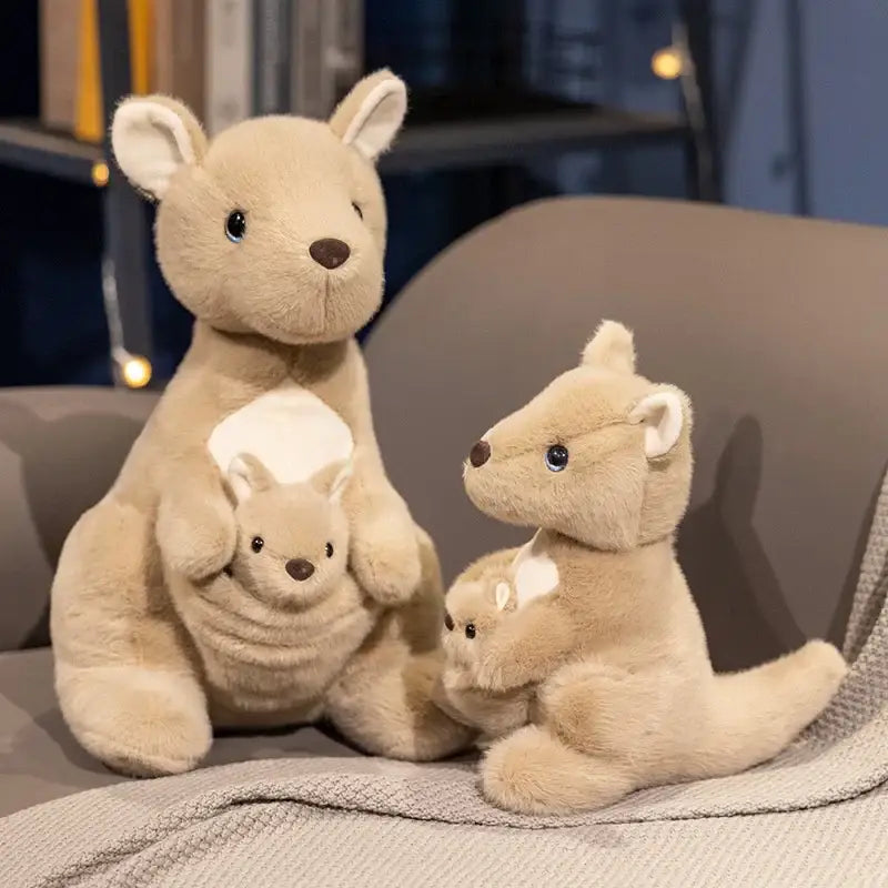 petite peluche kangourou