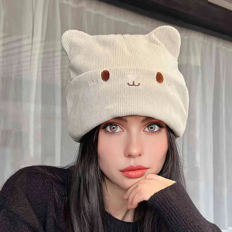 chat bonnet - Gris