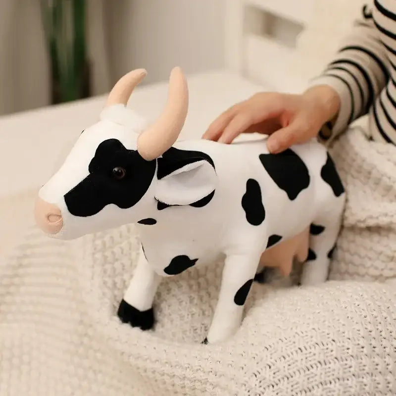 vrai vache peluche