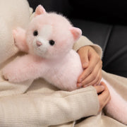 Peluche Chat Rose