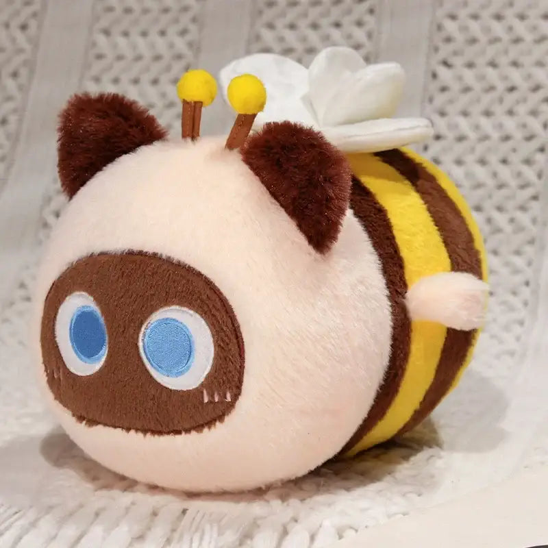 abeille en peluche - Jaune