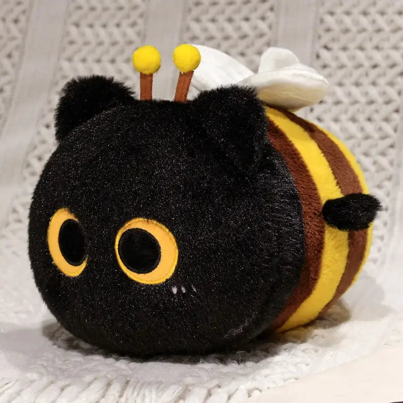 abeille en peluche - Noir