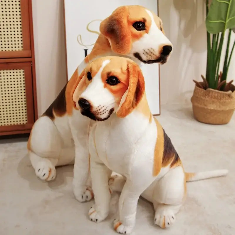 chien en peluche comme un vrai