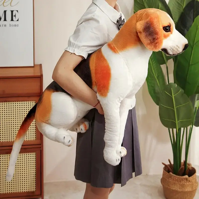 chien en peluche comme un vrai