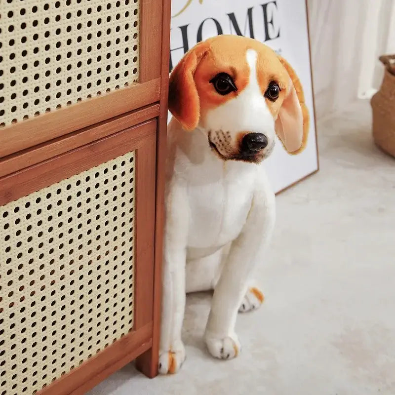 chien en peluche comme un vrai - 45cm