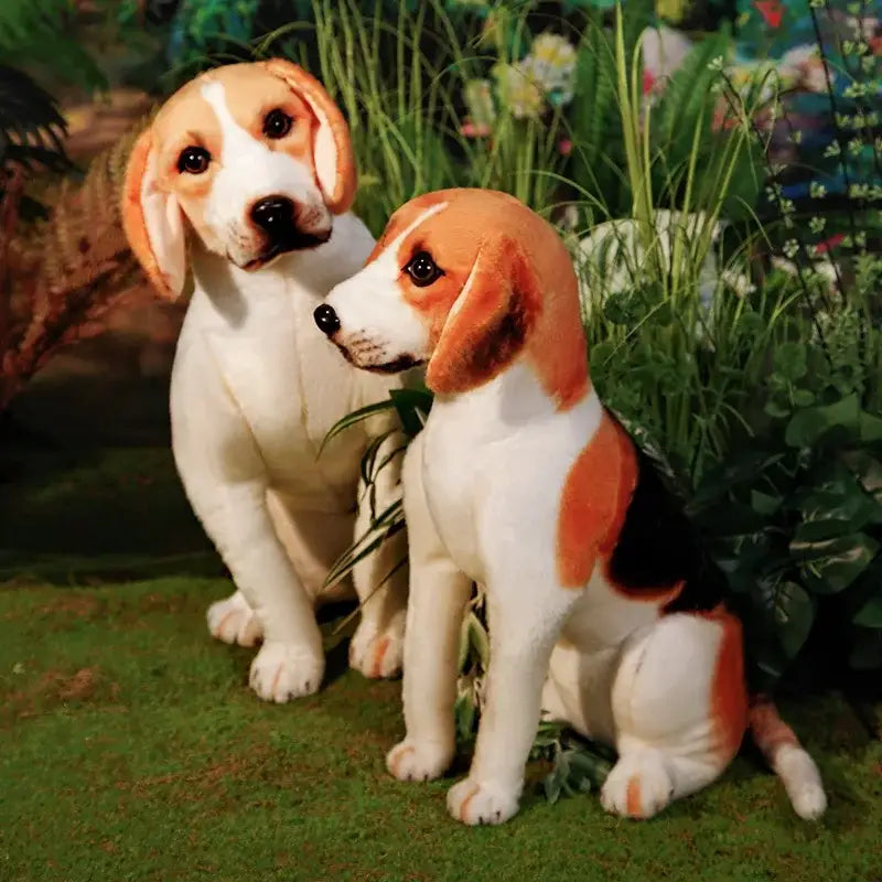chien en peluche comme un vrai