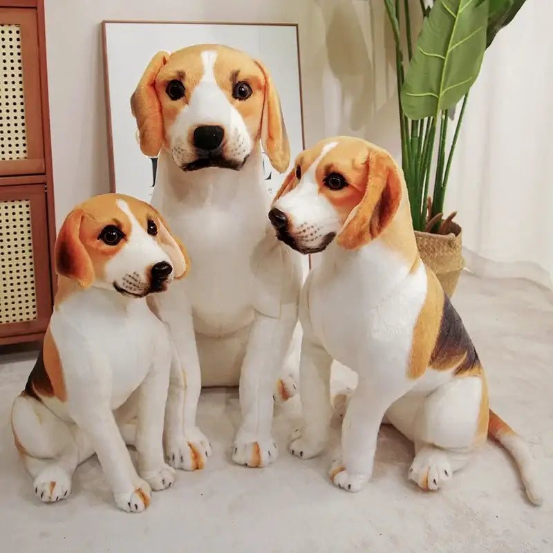 chien en peluche comme un vrai