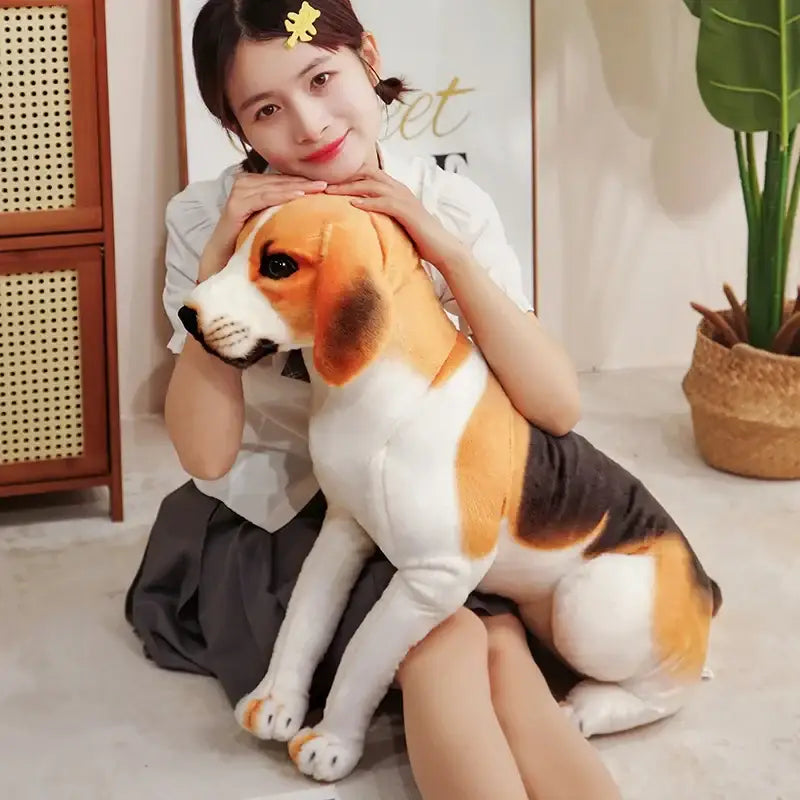 chien en peluche comme un vrai