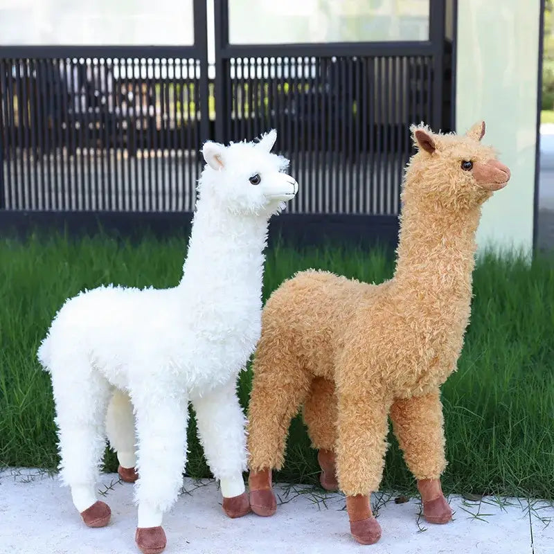grosse peluche alpaga