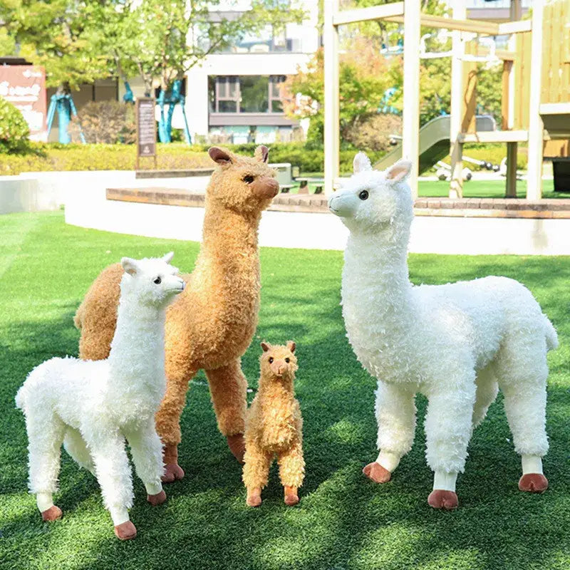 grosse peluche alpaga