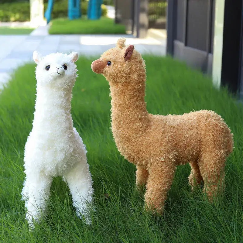 grosse peluche alpaga