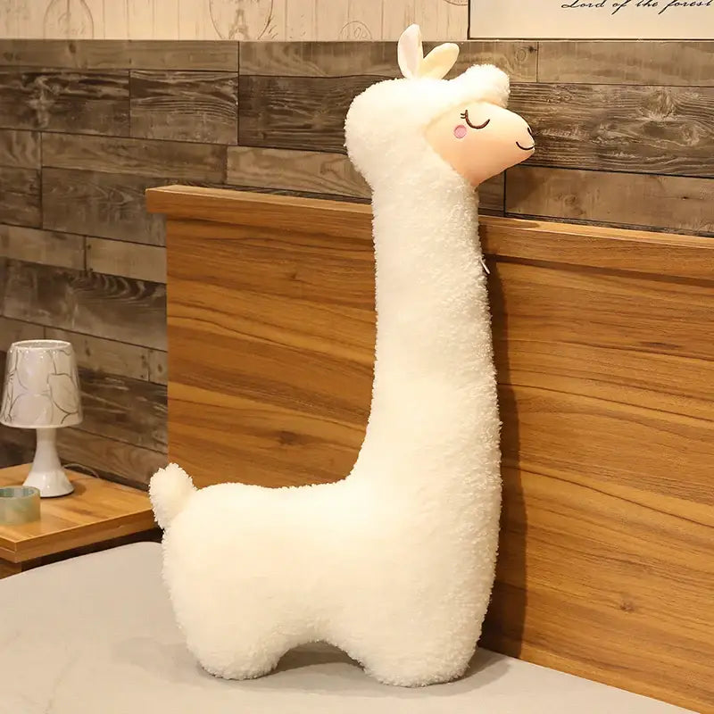 peluche alpaga géante - Blanc / 75cm