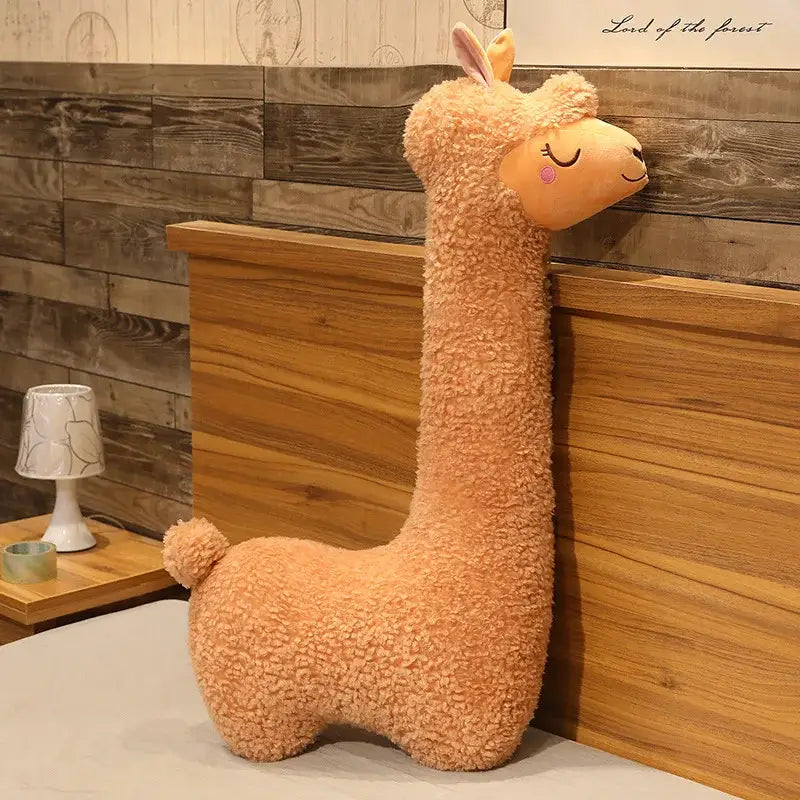 peluche alpaga géante - Brun / 75cm