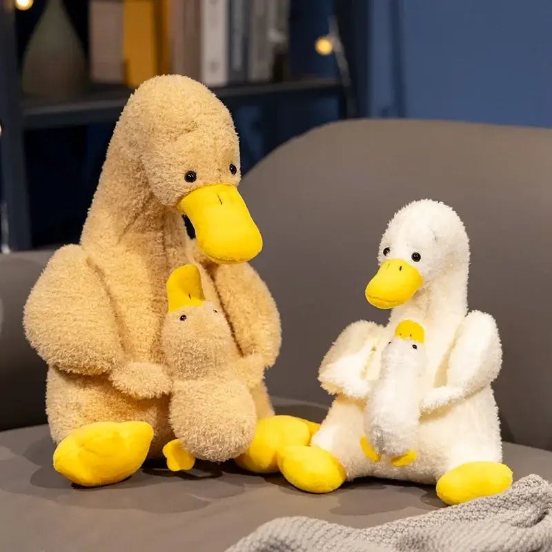 peluche canard brodé