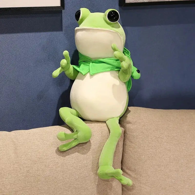 grande peluche grenouille - 45cm