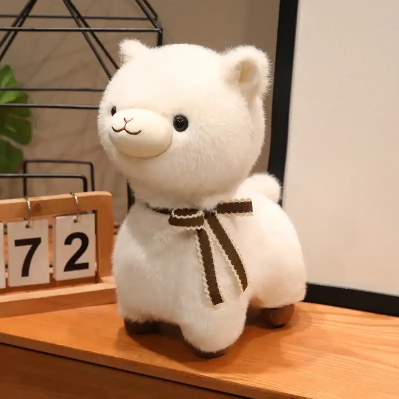 alpaga peluche - Blanc / 24cm