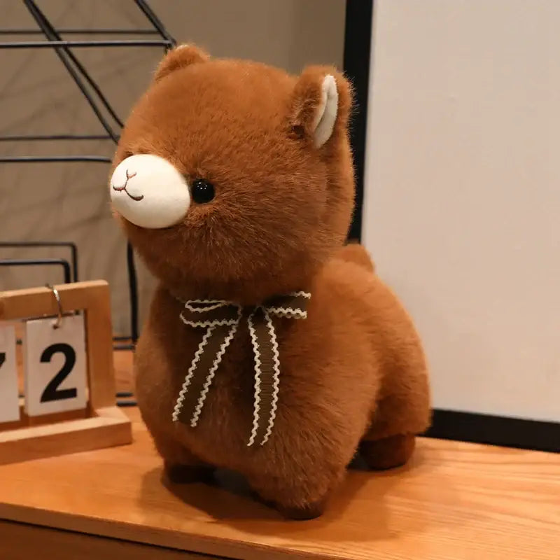 alpaga peluche - Brun Foncé / 24cm
