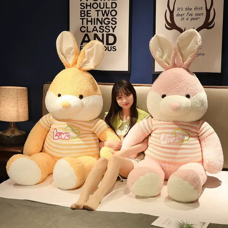 peluche géante lapin