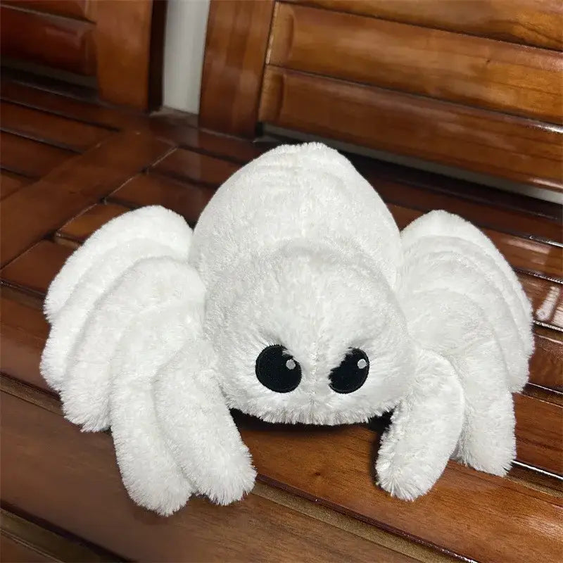 araignée peluche - Blanc