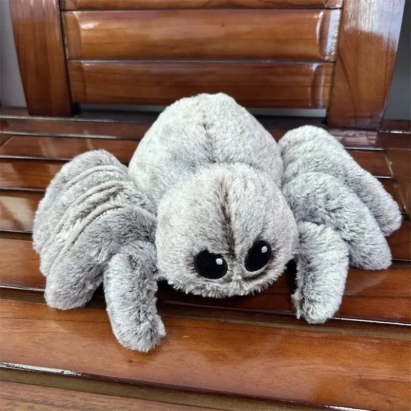 araignée peluche - Gris