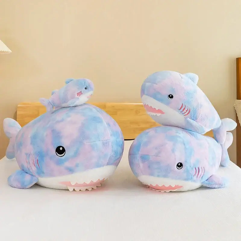 peluche requin 100cm - 28cm