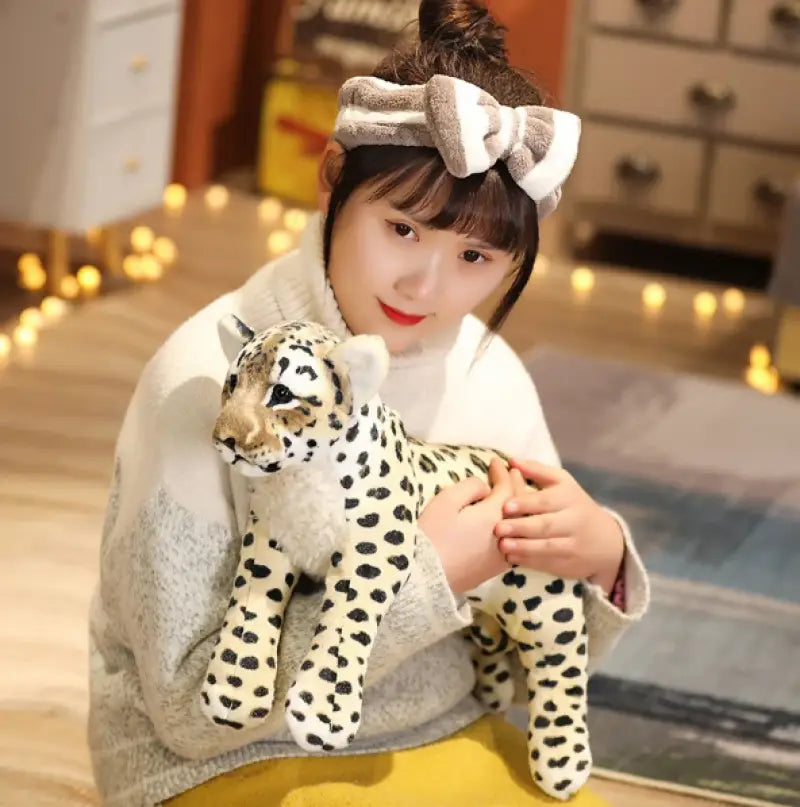 grande peluche leopard
