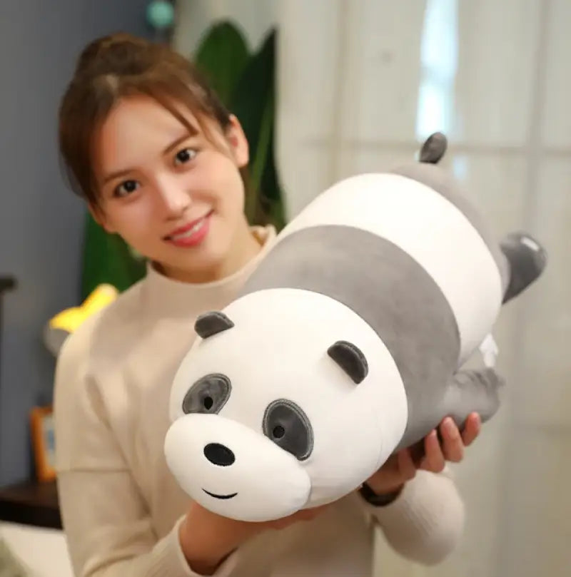 coussin peluche panda
