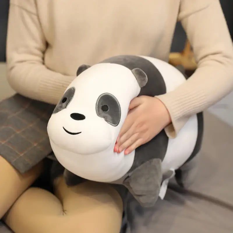 coussin peluche panda