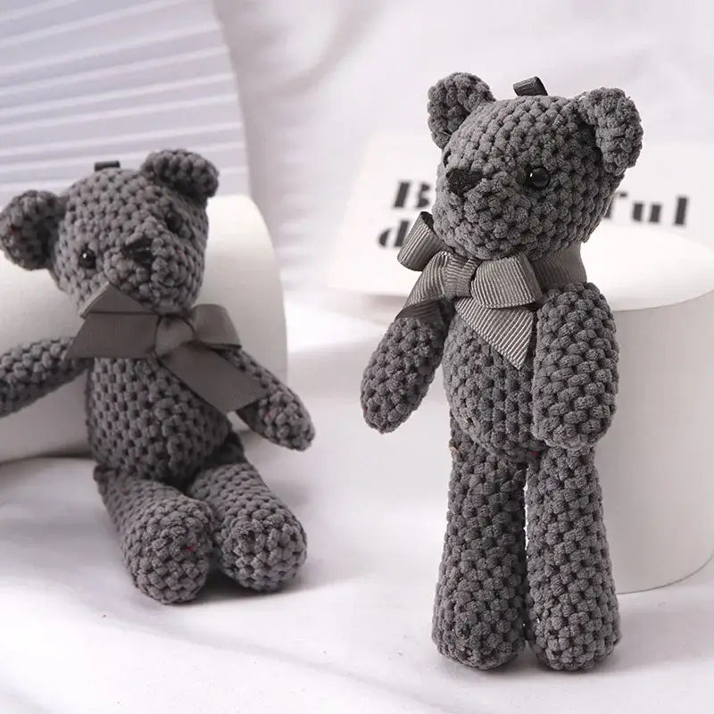 ours en peluche crochet - Gris / 15cm