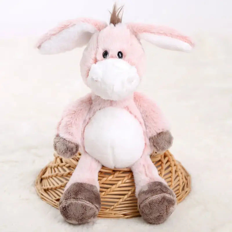 grande peluche ane - Rose